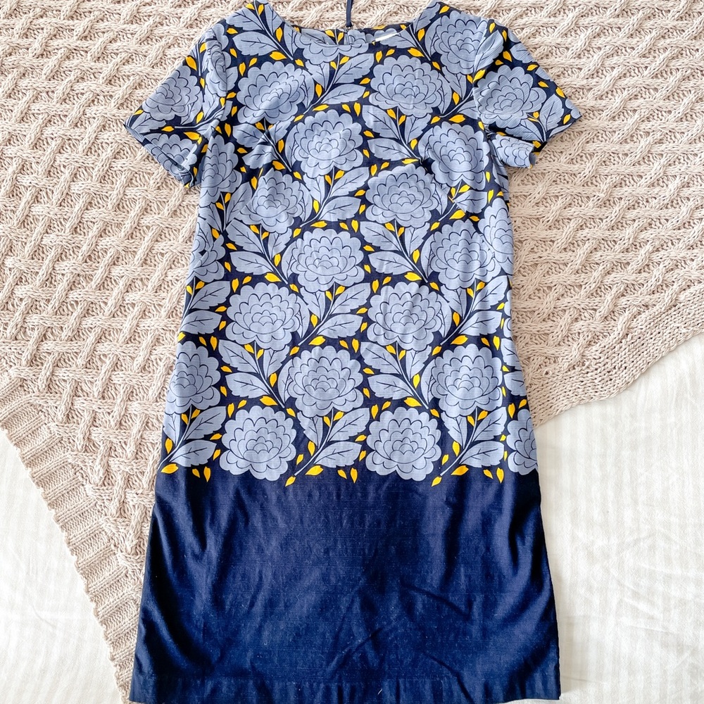 Boden Navy Afia Floral Dress